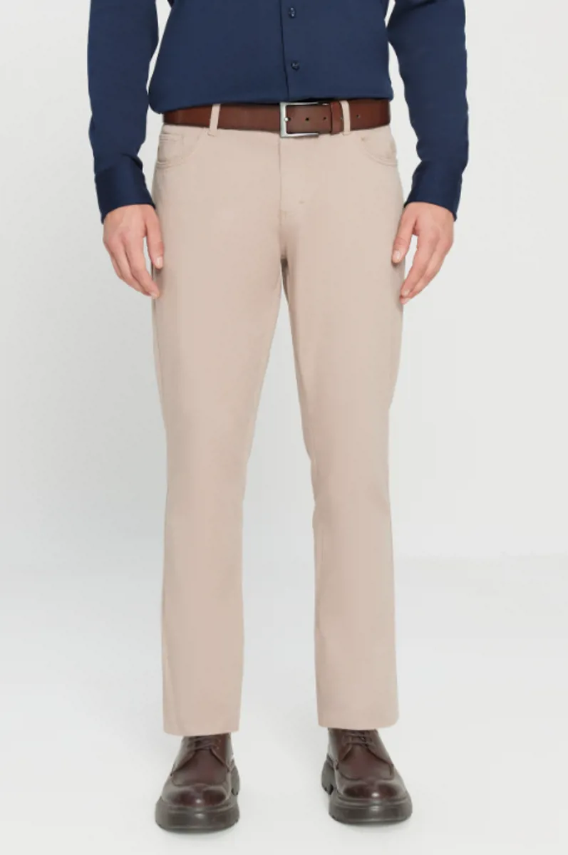 Slim Fit Chino Pantolon Bej - Les Benjamins - Ürün Görseli 1