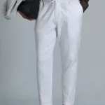 slim fit beyaz chino pantolon