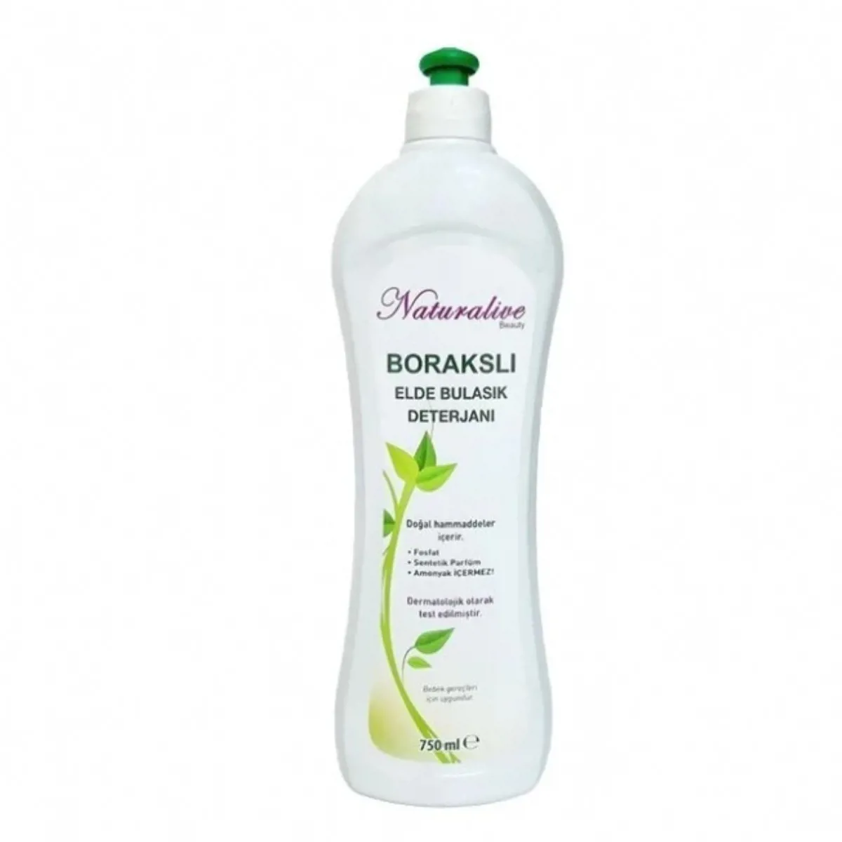 Borakslı Elde Bulaşık Deterjanı 750ml - NATURALİVE - Ürün Görseli 1