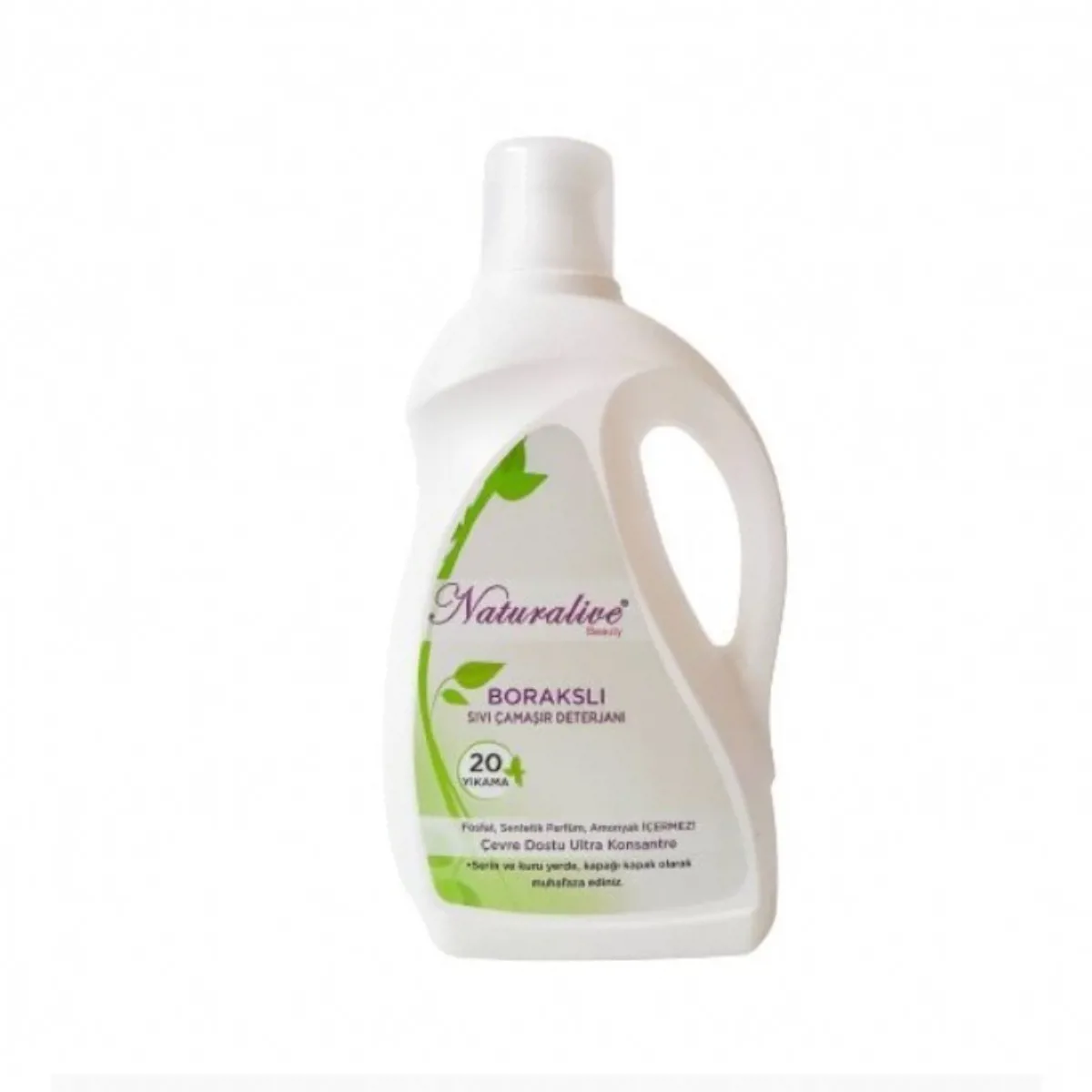 Borakslı Çamaşır Makinesi Deterjanı 1000 ml - NATURALİVE - Ürün Görseli 1