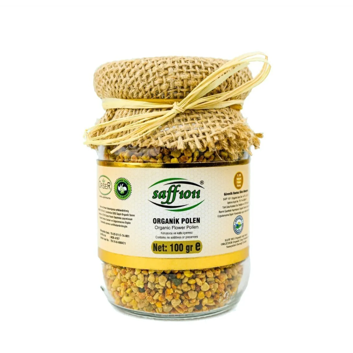 Organik Polen 100gr - SAFF 1011 - Ürün Görseli 1