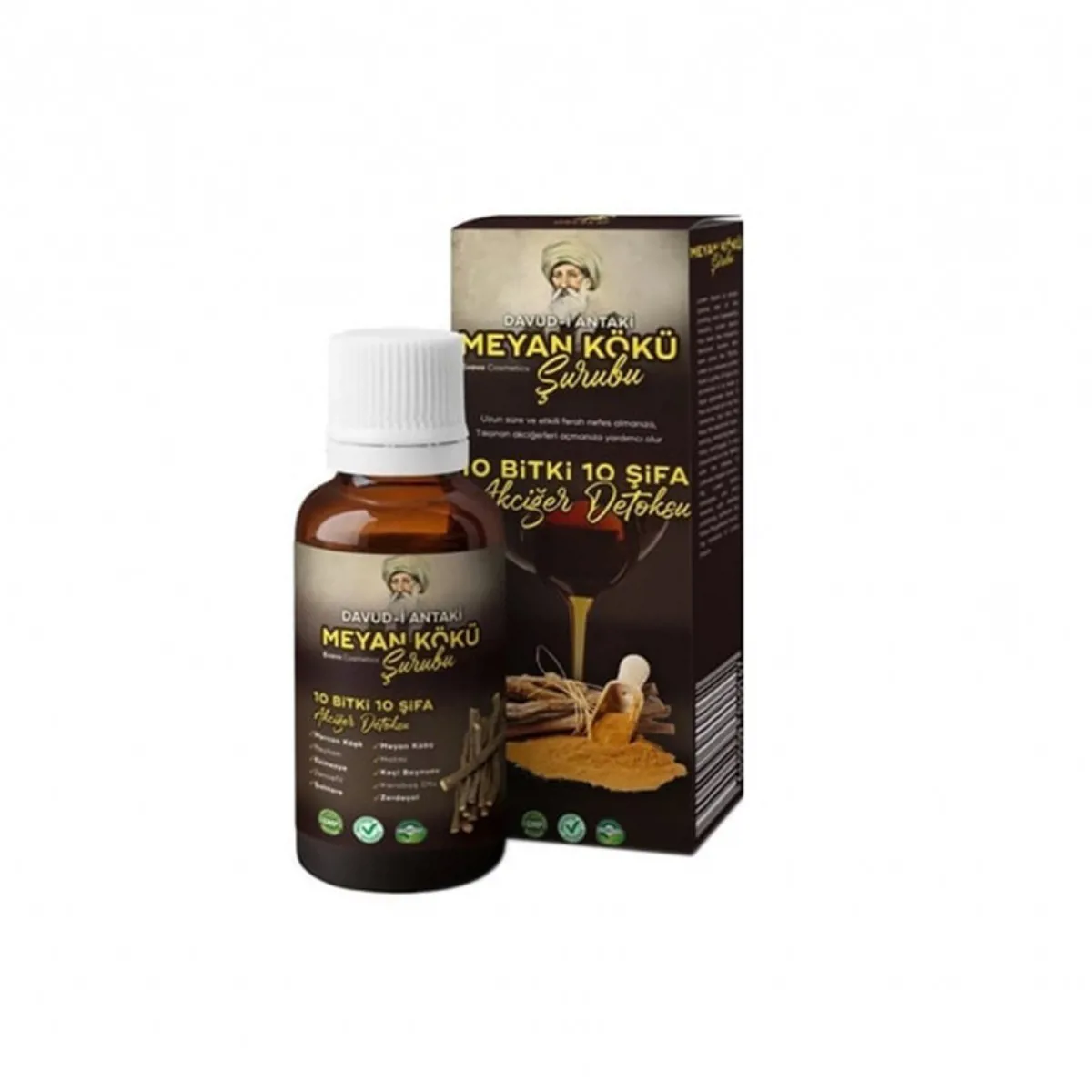 Davudi Antaki Meyan Kökü Şurubu 120ml - BİTKİ DİYARI - Ürün Görseli 1