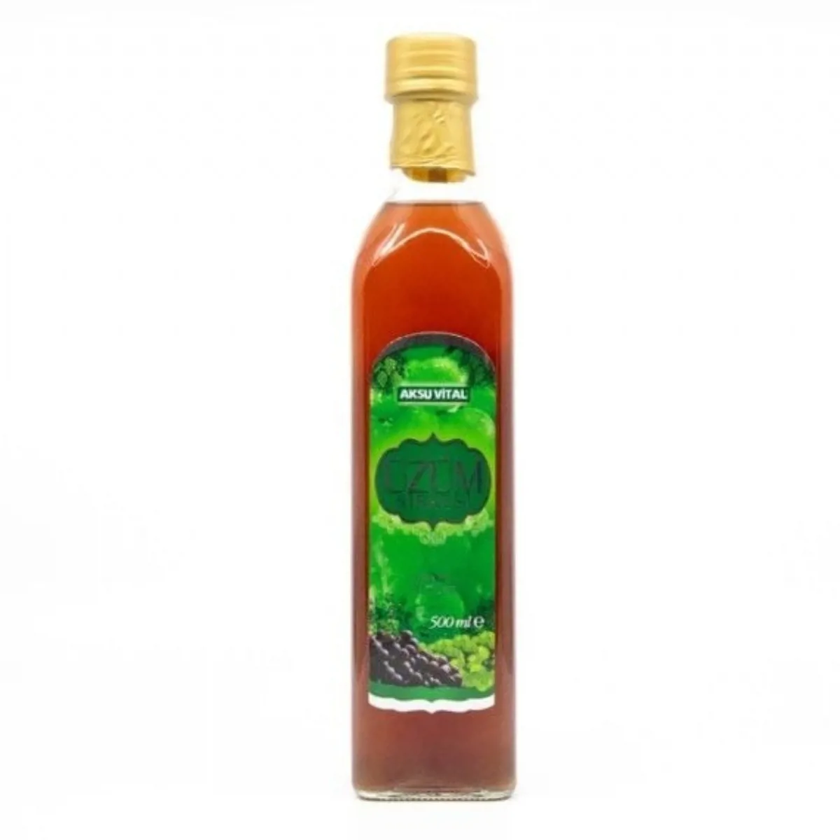 Üzüm Sirkesi Ev Yapımı 500ml - AKSU VİTAL - Ürün Görseli 1