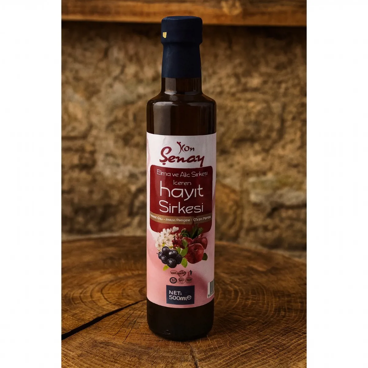 Hayıtlı Sirke Ev Yapımı Doğal  500ml - ŞENAY - Ürün Görseli 1