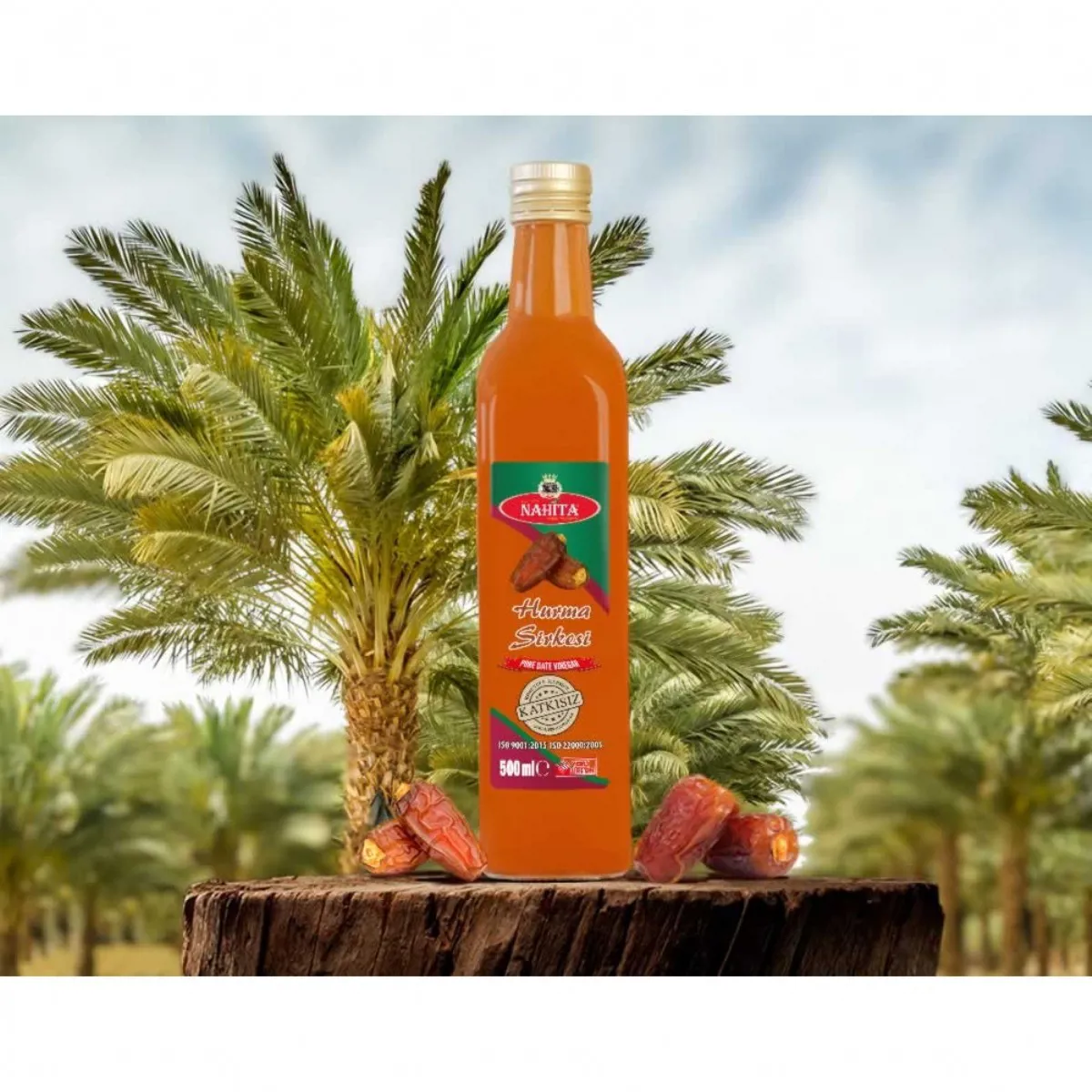 Hurma Sirkesi Ev Yapımı 500ml - NAHİTA - Ürün Görseli 1