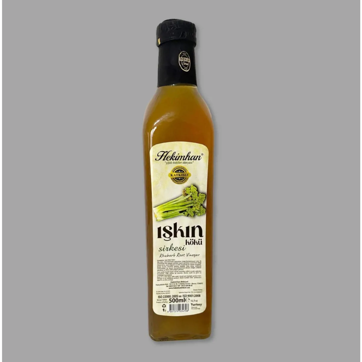 Işkın Kökü Sirkesi Ev Yapımı 500ml - HEKİMHAN - Ürün Görseli 1