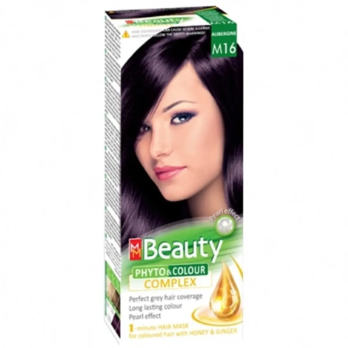 Saç Boyası Bitkisel MBeauty Phyto Colour Complex (M16) Patlıcan Moru - MBeauty - Ürün Görseli 1