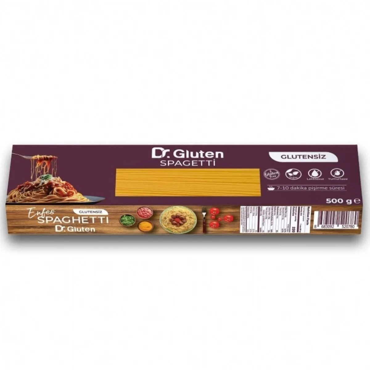 GLUTENSİZ SPAGETTİ MAKARNA 500 GR - NATURPY - Ürün Görseli 1
