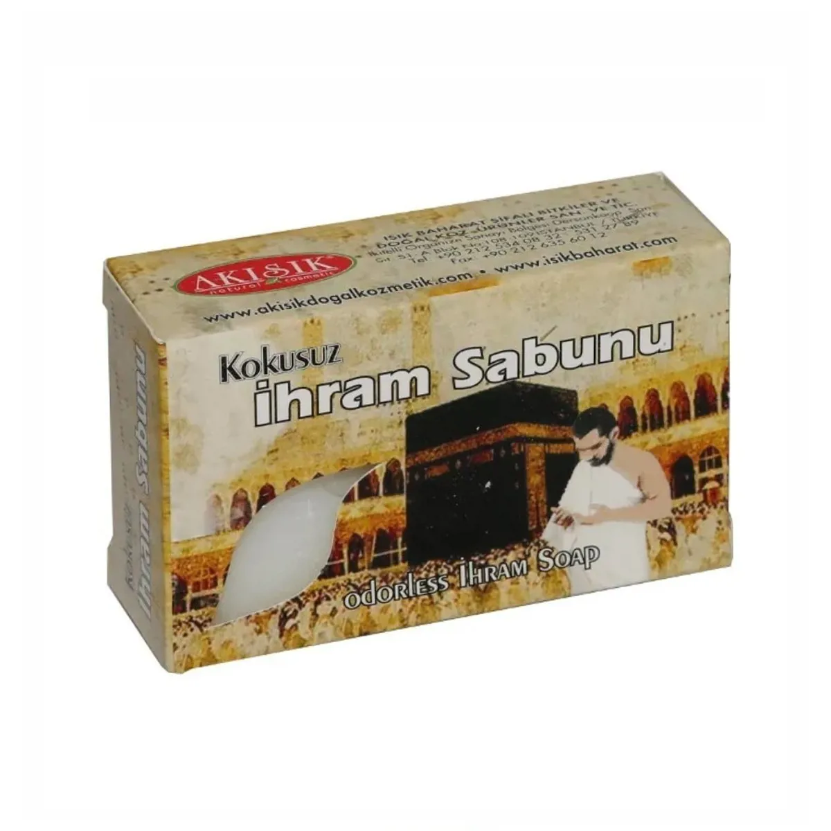 Kokusuz Sabun İhram Sabunu 1ad - BİTKİ DİYARI - Ürün Görseli 1