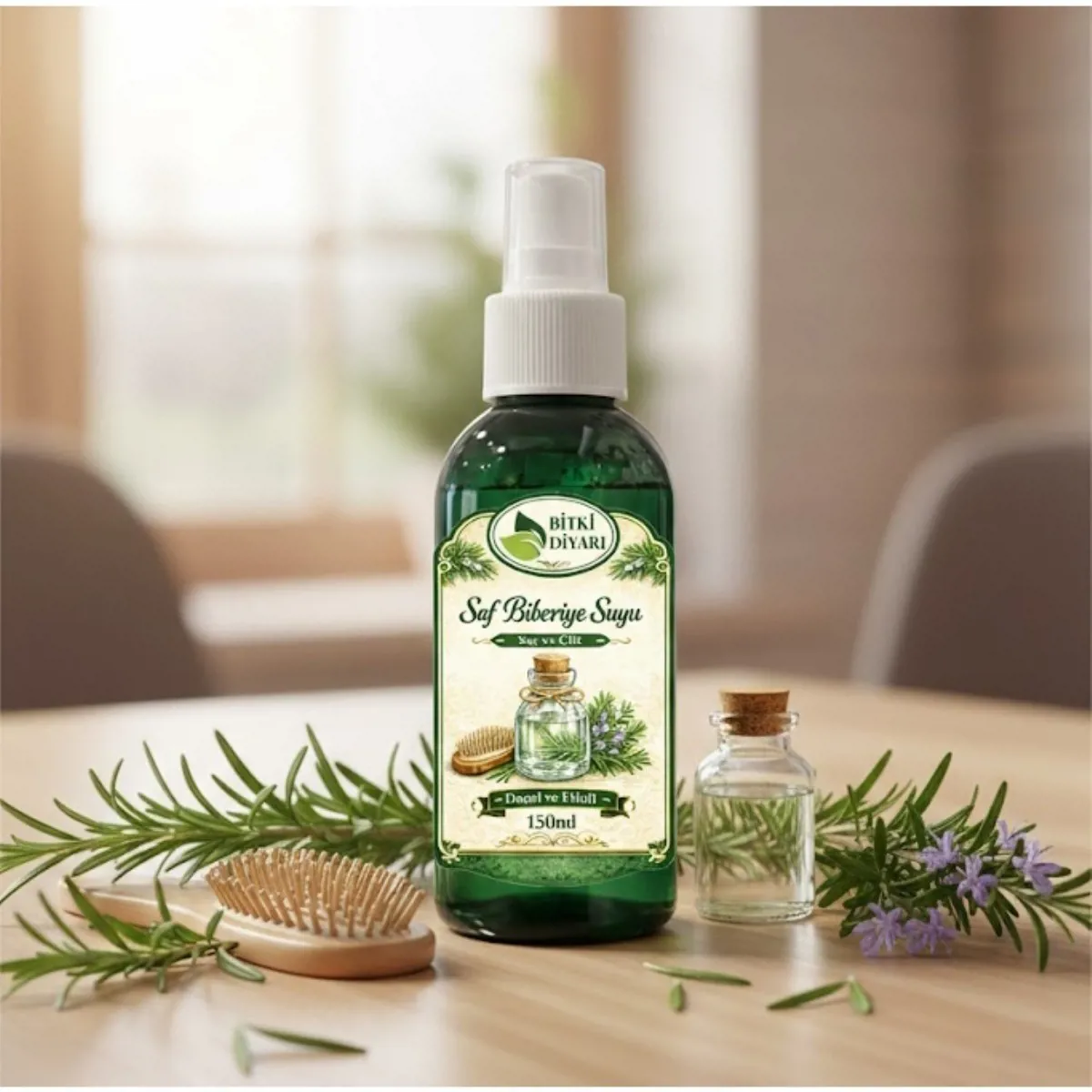 Biberiye Suyu Saf Saç ve Cilt 150ml - BİTKİ DİYARI - Ürün Görseli 1