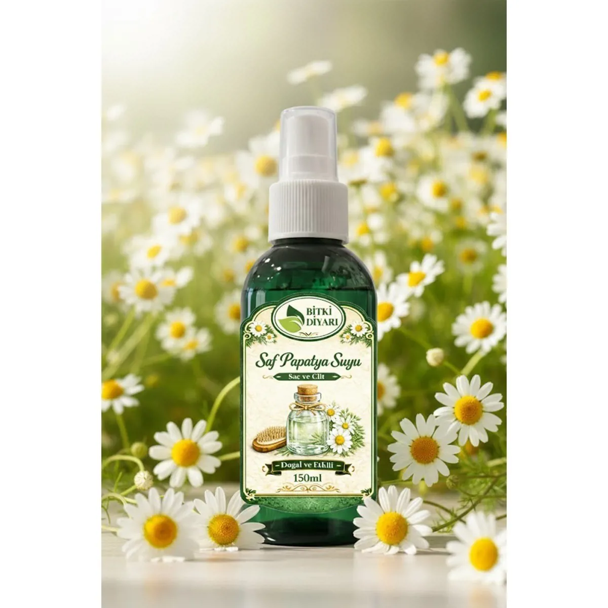 Papatya Suyu Saf Saç ve Cilt 150ml - BİTKİ DİYARI - Ürün Görseli 1
