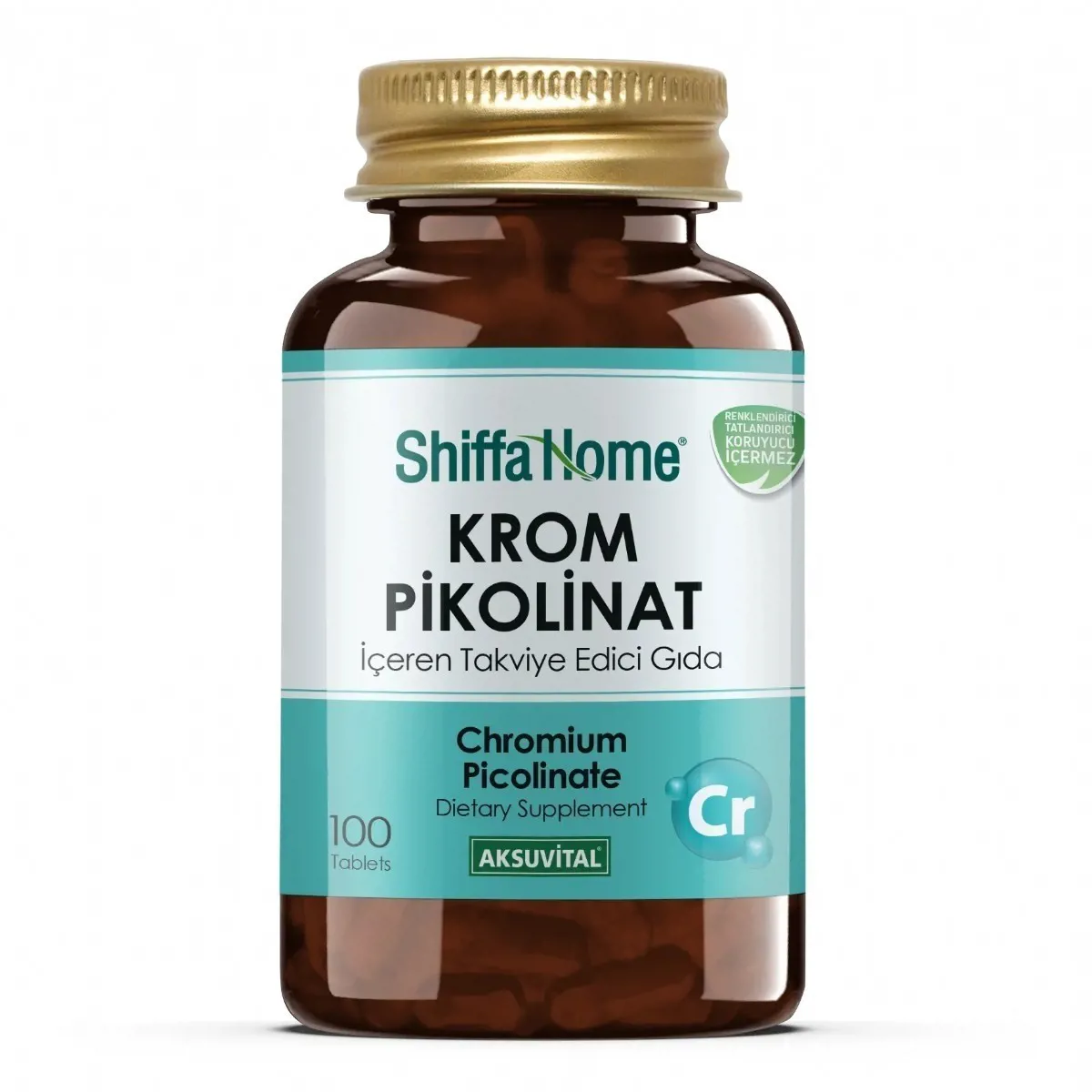 KROM PİKOLİNAT 100 TABLET - SHİFFA HOME - Ürün Görseli 1
