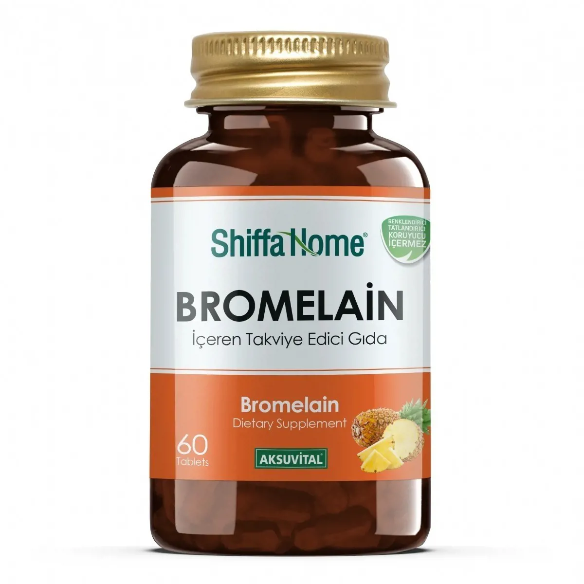 BROMELAİN 60 TABLET - SHİFFA HOME - Ürün Görseli 1