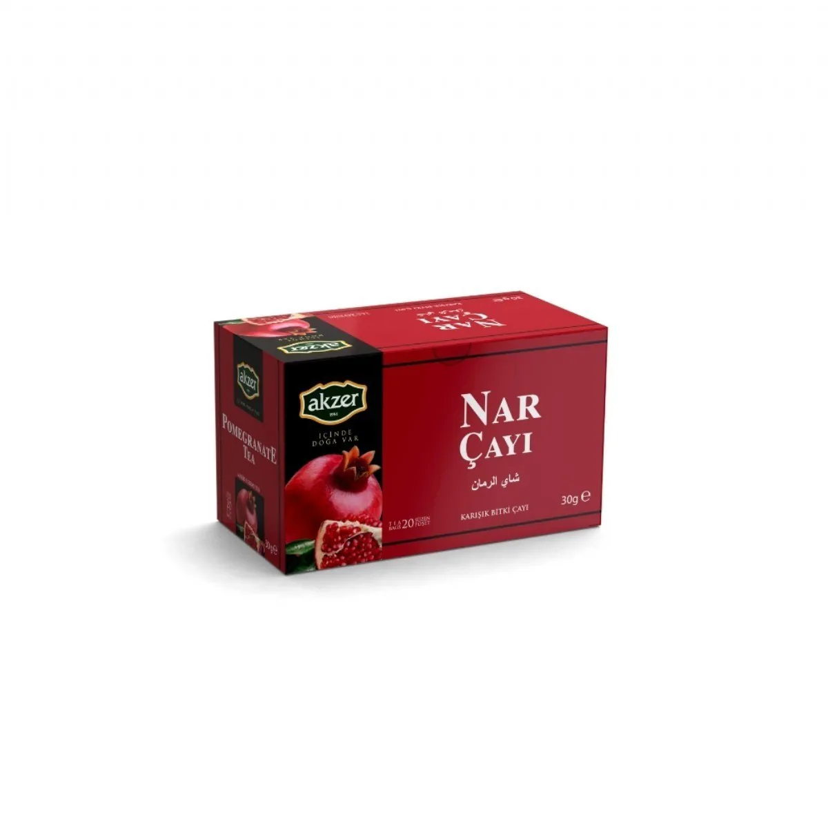 Nar Çayı Karışık Bitki Çayı 20’li - AKZER - Ürün Görseli 1