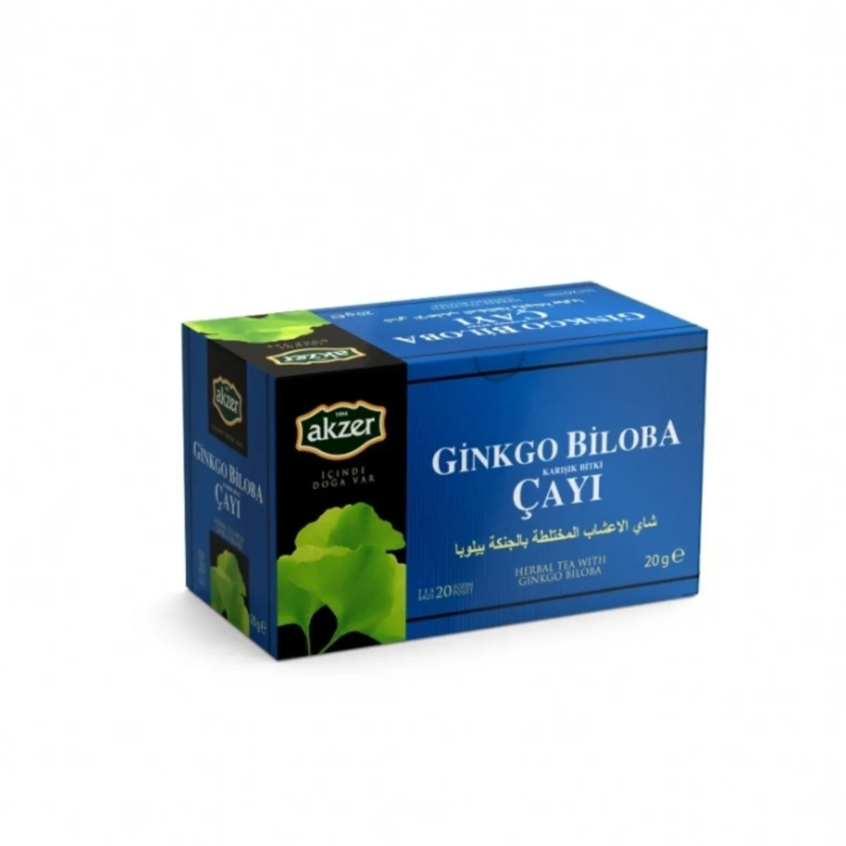 Ginkgo Biloba Karışık Bitki Çayı 20’li - AKZER - Ürün Görseli 1