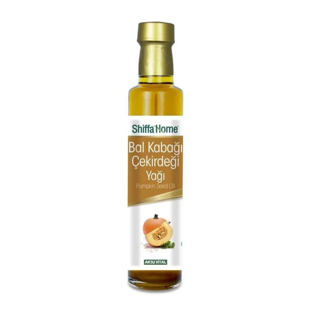 BAL KABAĞI ÇEKİRDEĞİ YAĞI 250 ML - AKSU VİTAL - Ürün Görseli 1