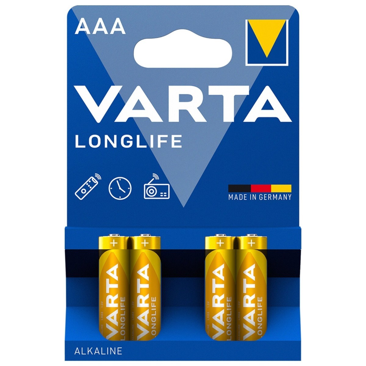 Varta Longlife Alkalin İnce Pil AAA 4 Lü