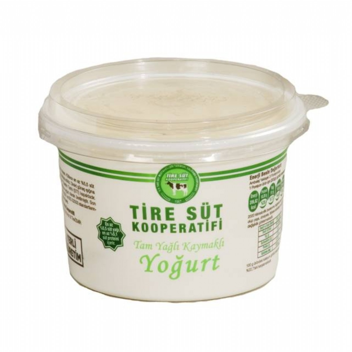 Tire Süt Kooperatifi Kaymaklı Yoğurt 500 Gr
