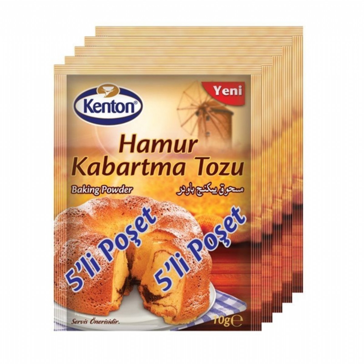 Kenton Kabartma Tozu 5 Adet