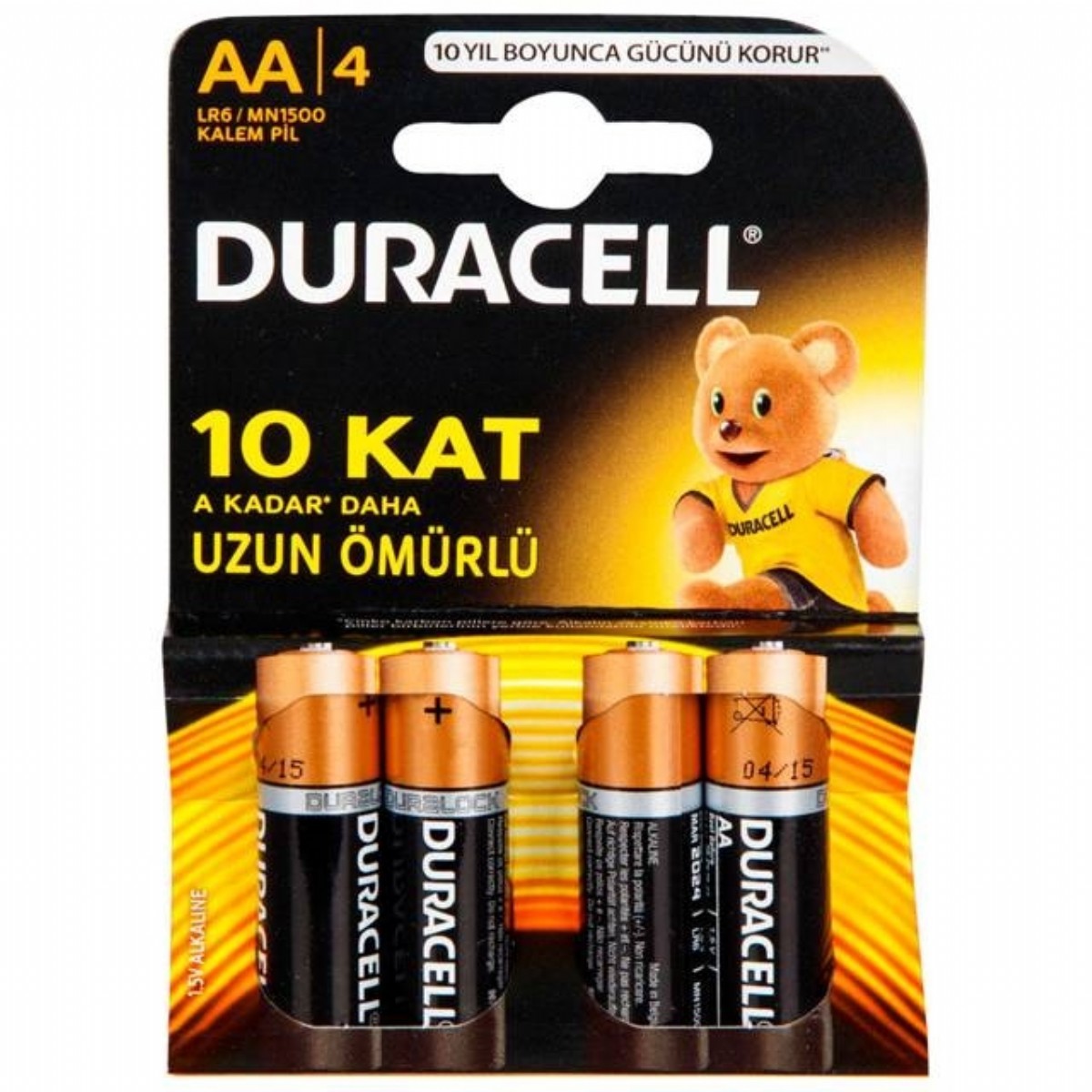 Duracell Basic Kalem Pil AA 4 Adet