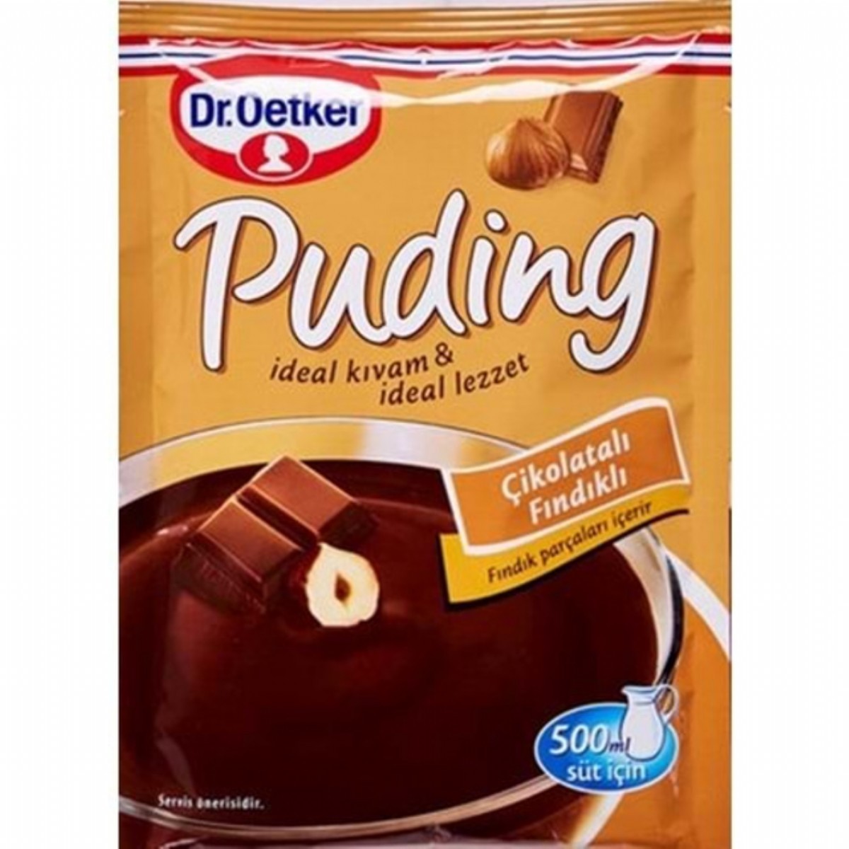 Dr.Oetker Çikolatalı Fındıklı Puding 102 Gr