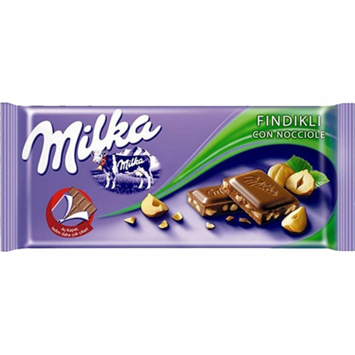 Milka Fındıklı Çikolatalı Tablet 80 Gr