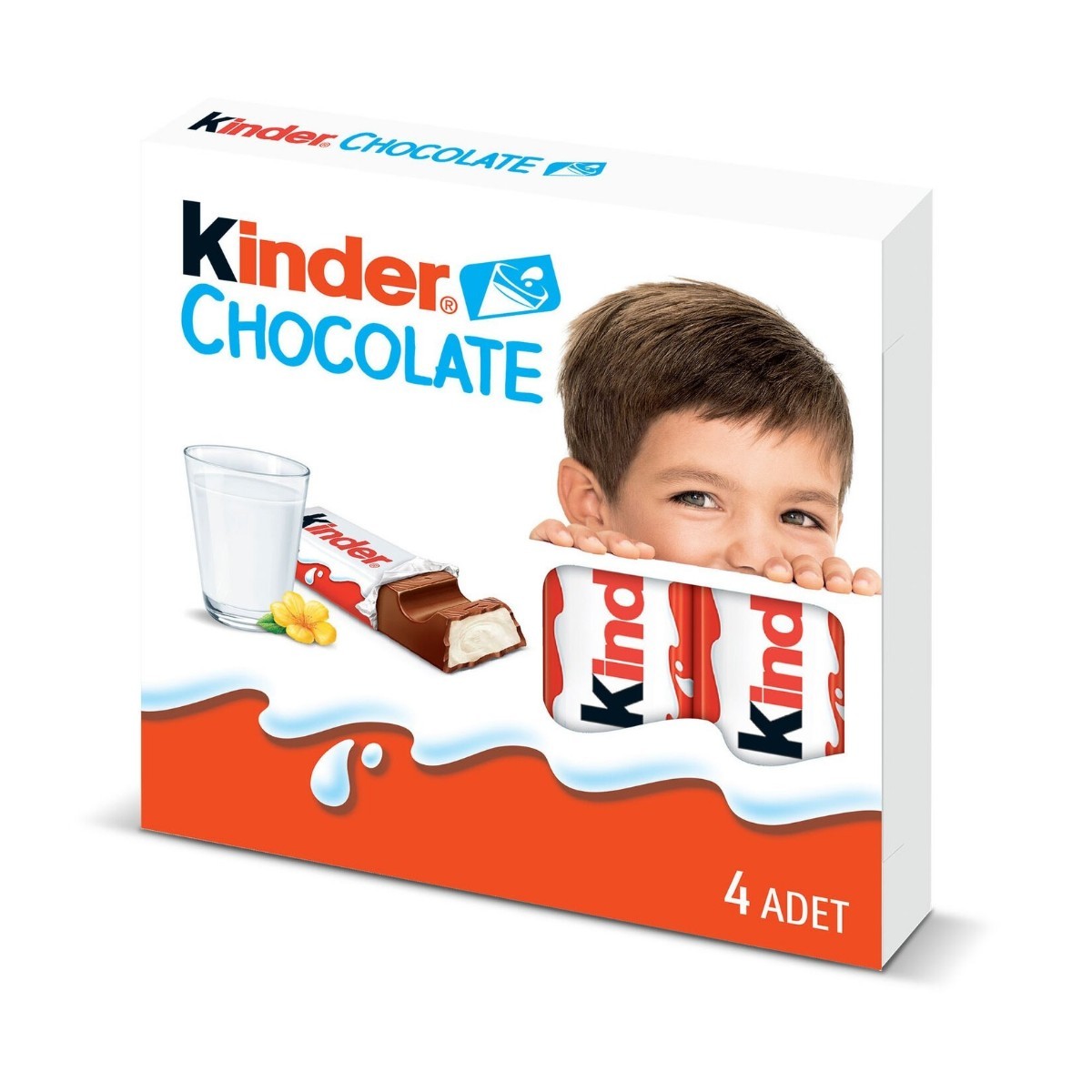 Kinder Chocolate 4'lü 50 Gr