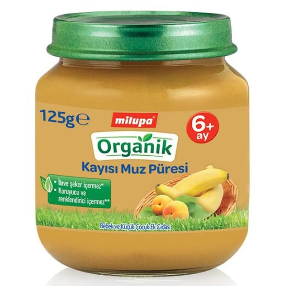 Milupa Organik Kayısı Muz 125 Gr