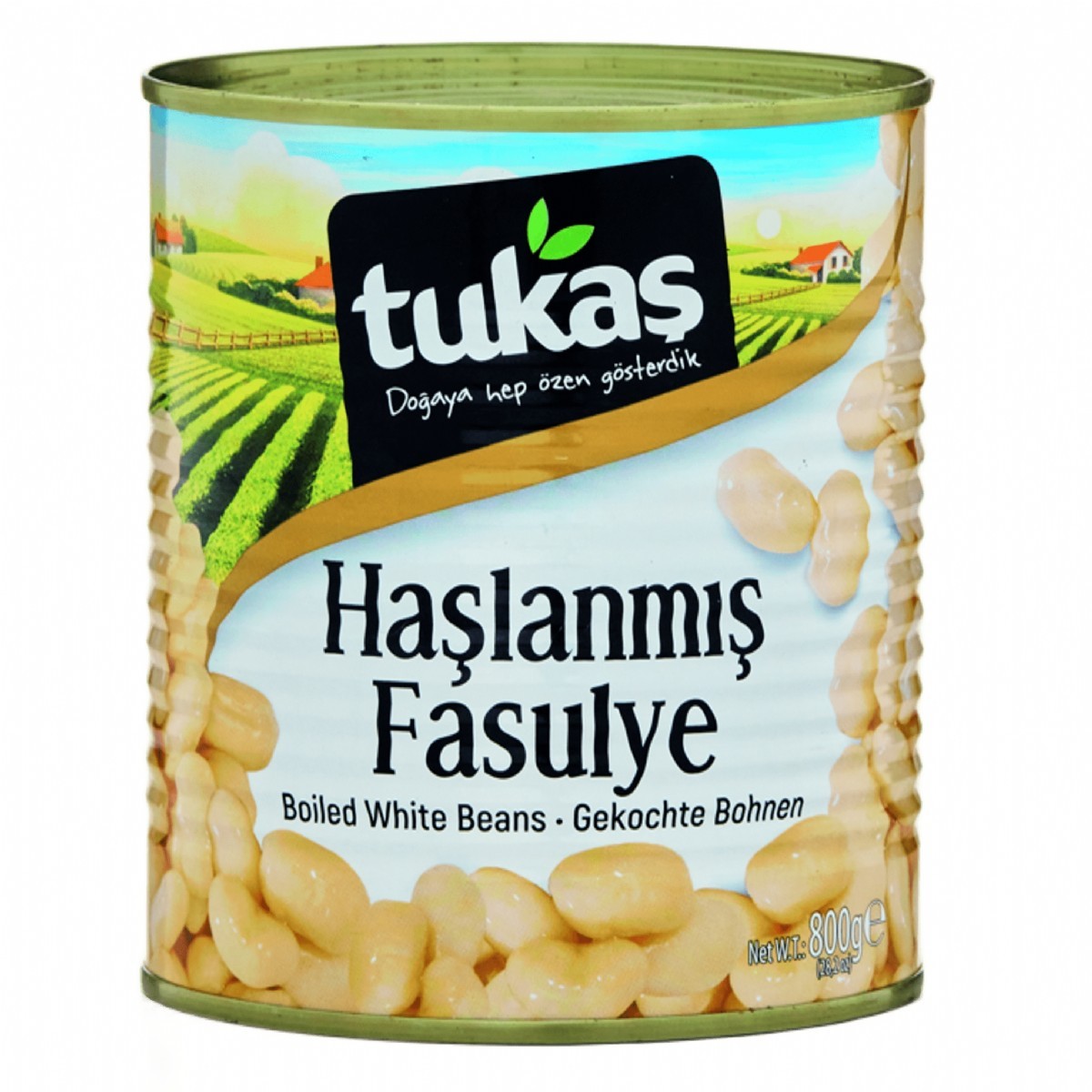 Tukaş Haşlanmış Fasulye 800 Gr