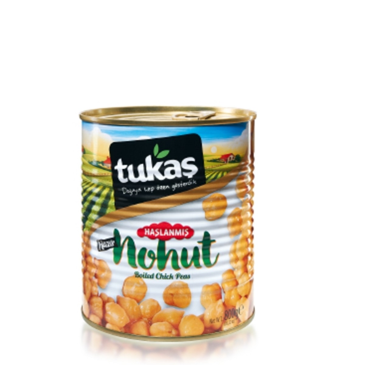 Tukaş Haşlanmış Nohut Tnk 800Gr
