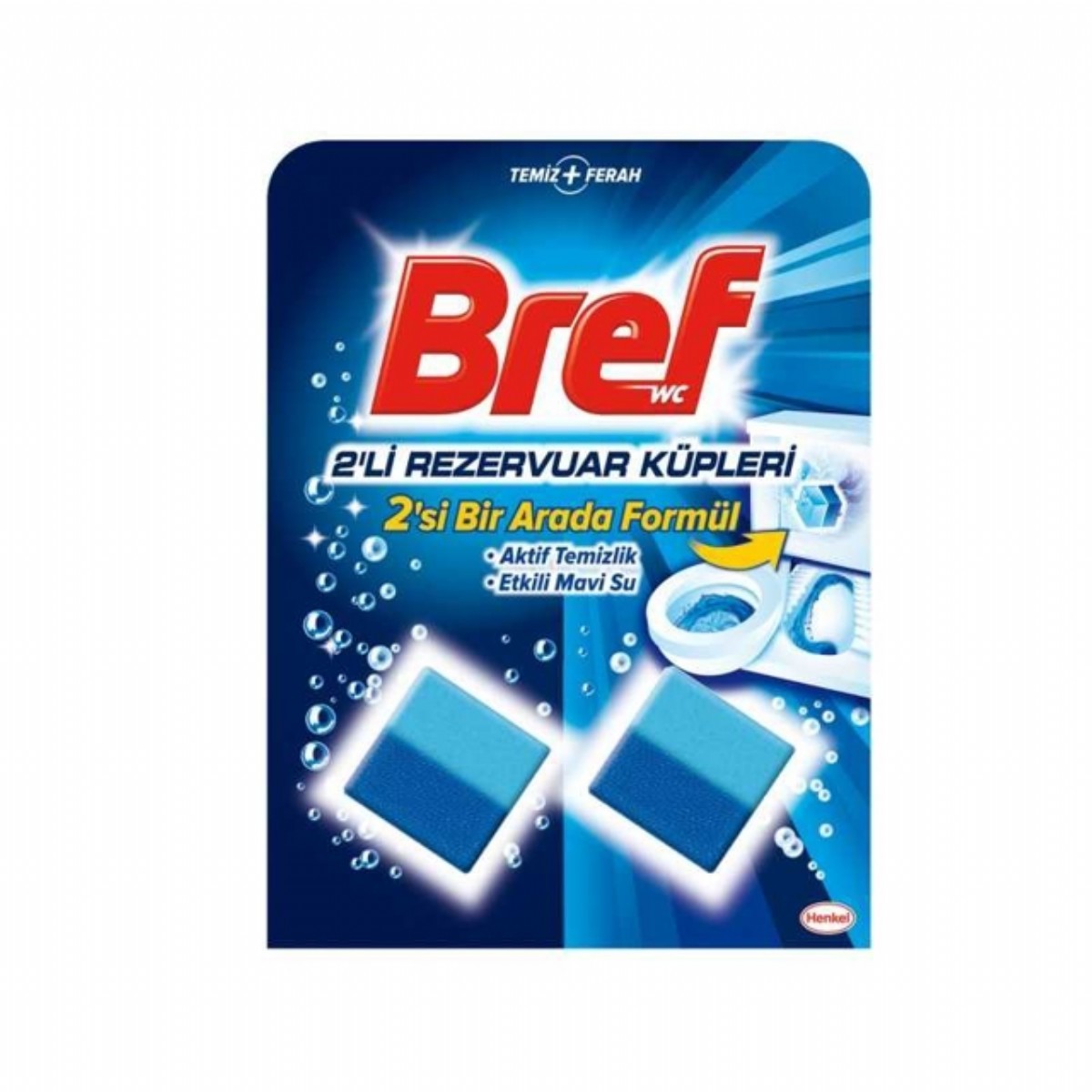 Bref Wc Temizleme Küpü Mavi 100 Gr