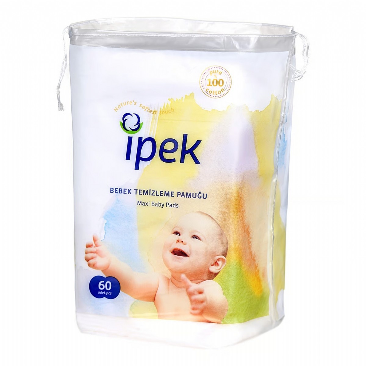 İpek Bebek Pamuğu Maxi Ped 60 Lı