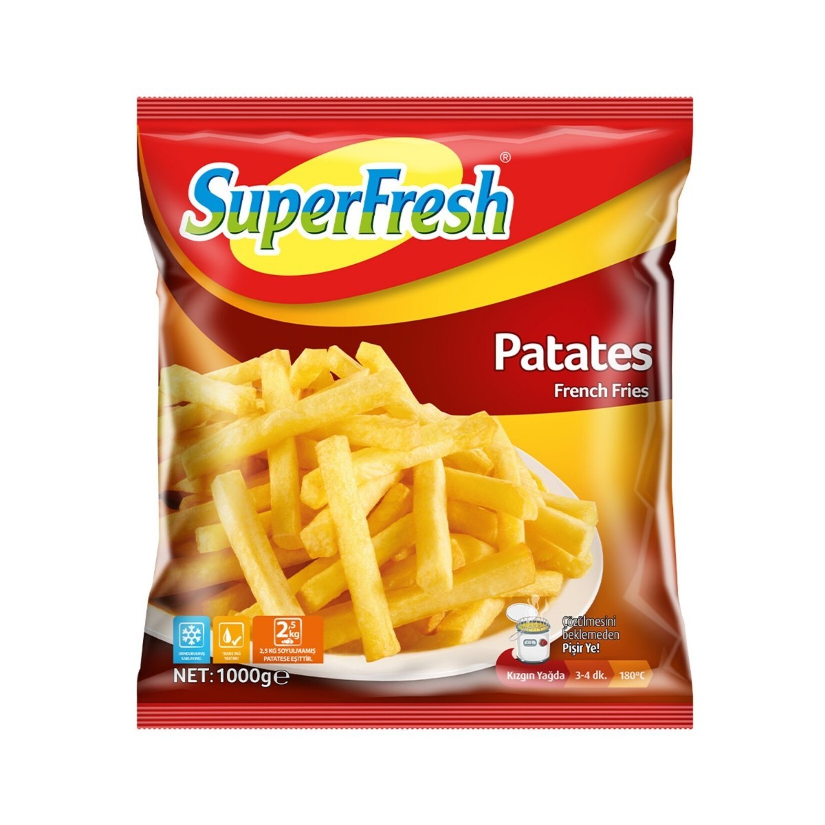 Süperfresh Patates 1000 Gr