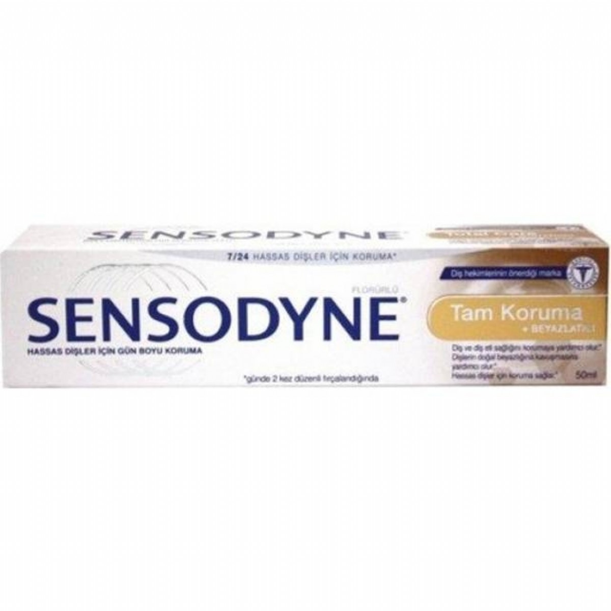 Sensodyne Tam Koruma Beyaz Diş Macunu 50 Ml