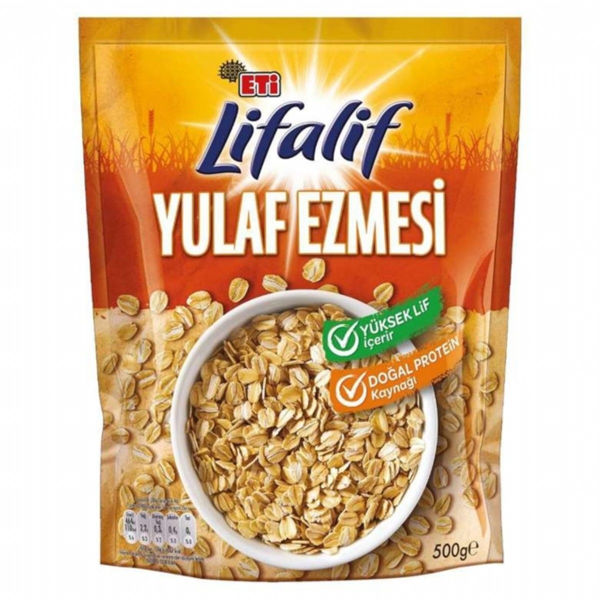 Eti Yulaf Ezmesi Lifalif 500 Gr