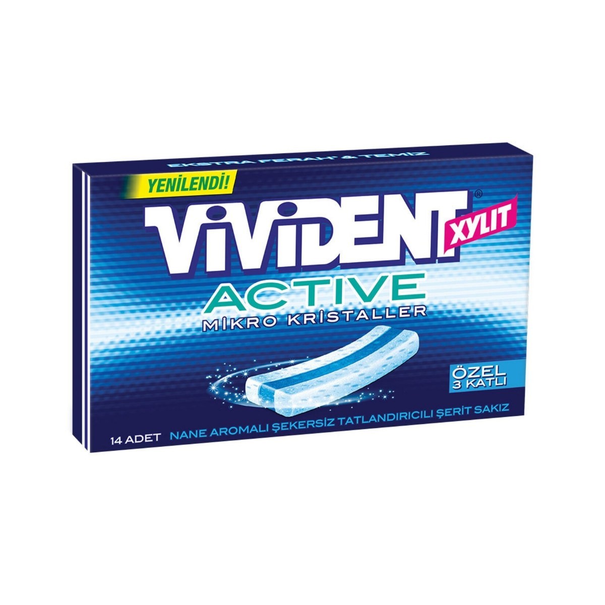 Vivident Cüzdan Sakız 3D Active