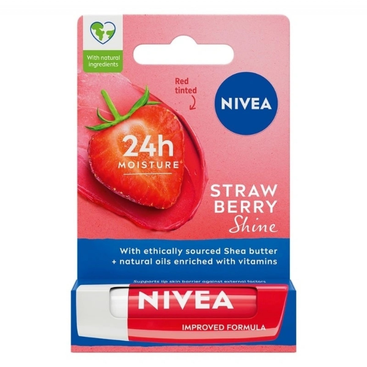 Nivea Çilek Dudak Bakım Kremi 4,8 Gr