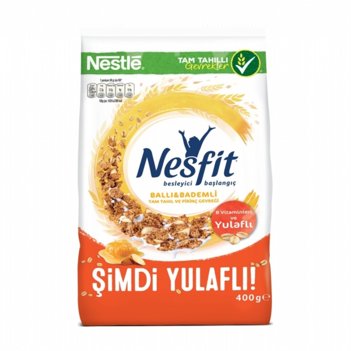 Nestle Nesfıt Ballı Badem 400 Gr