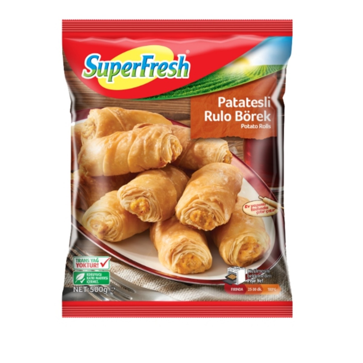 Süperfresh Mini Börek Patatesli 500 Gr