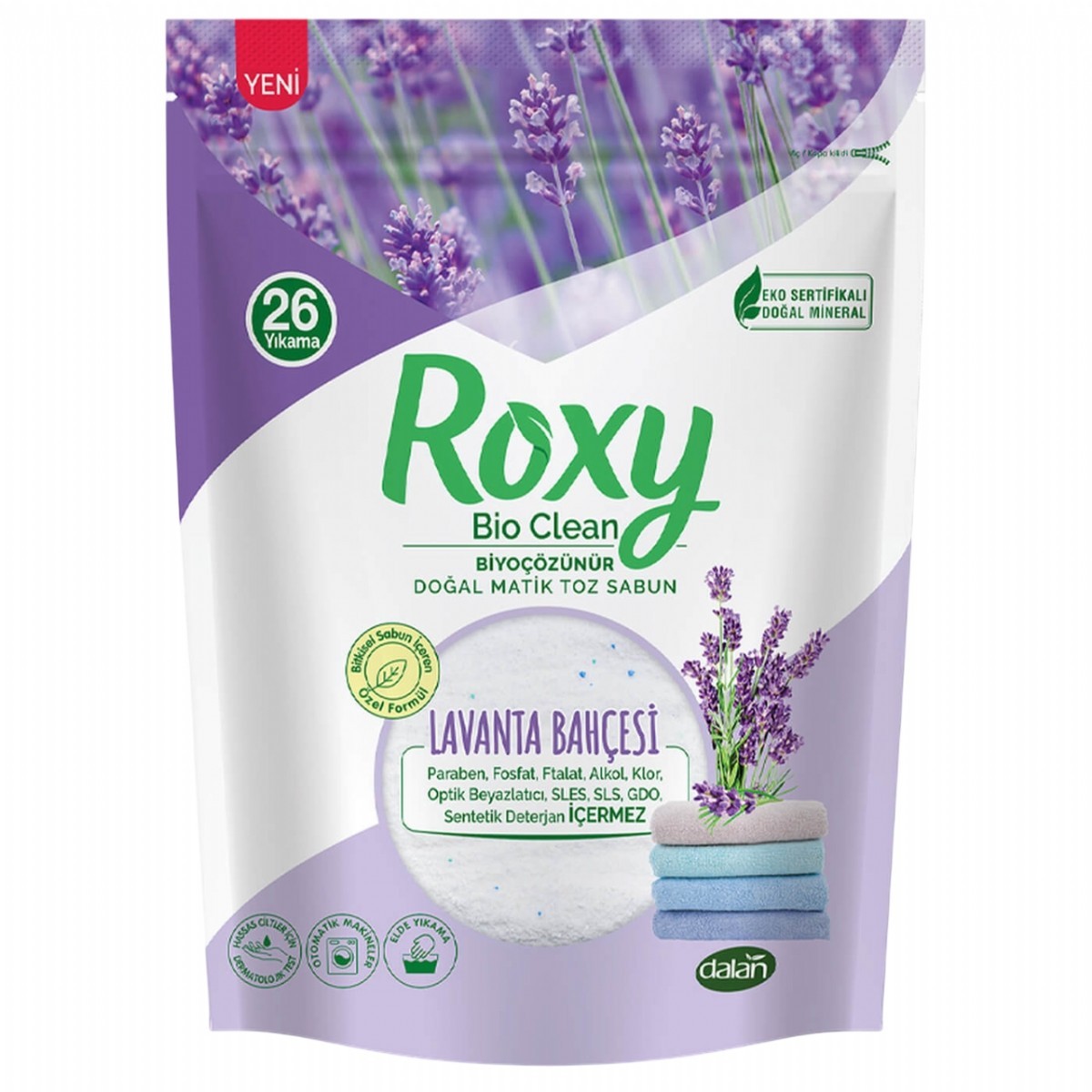 Dalan Roxy Matik Toz Sabun Lavanta 800 Gr