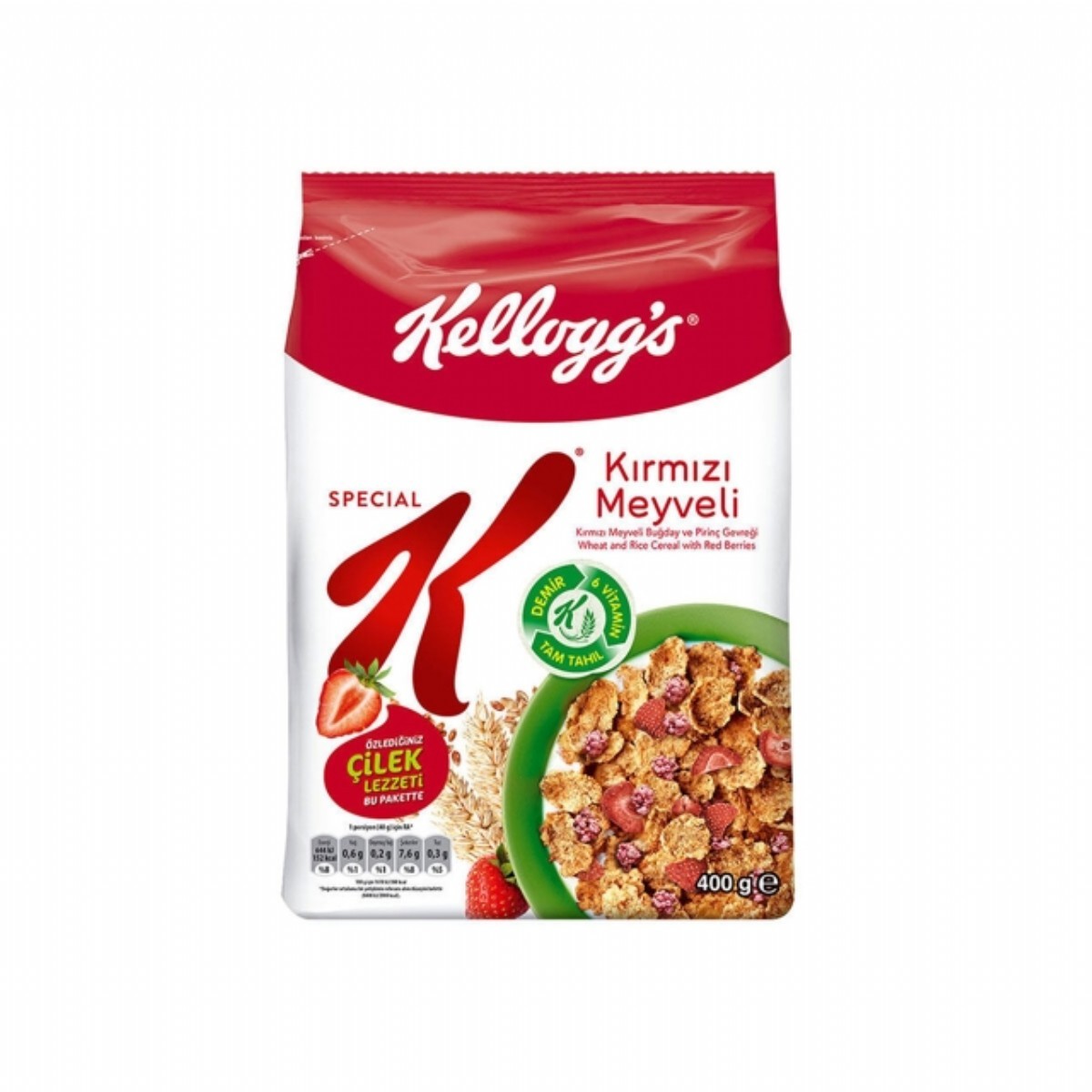 Kellogg's K-Flakes Kırmızı Meyveler 400 Gr