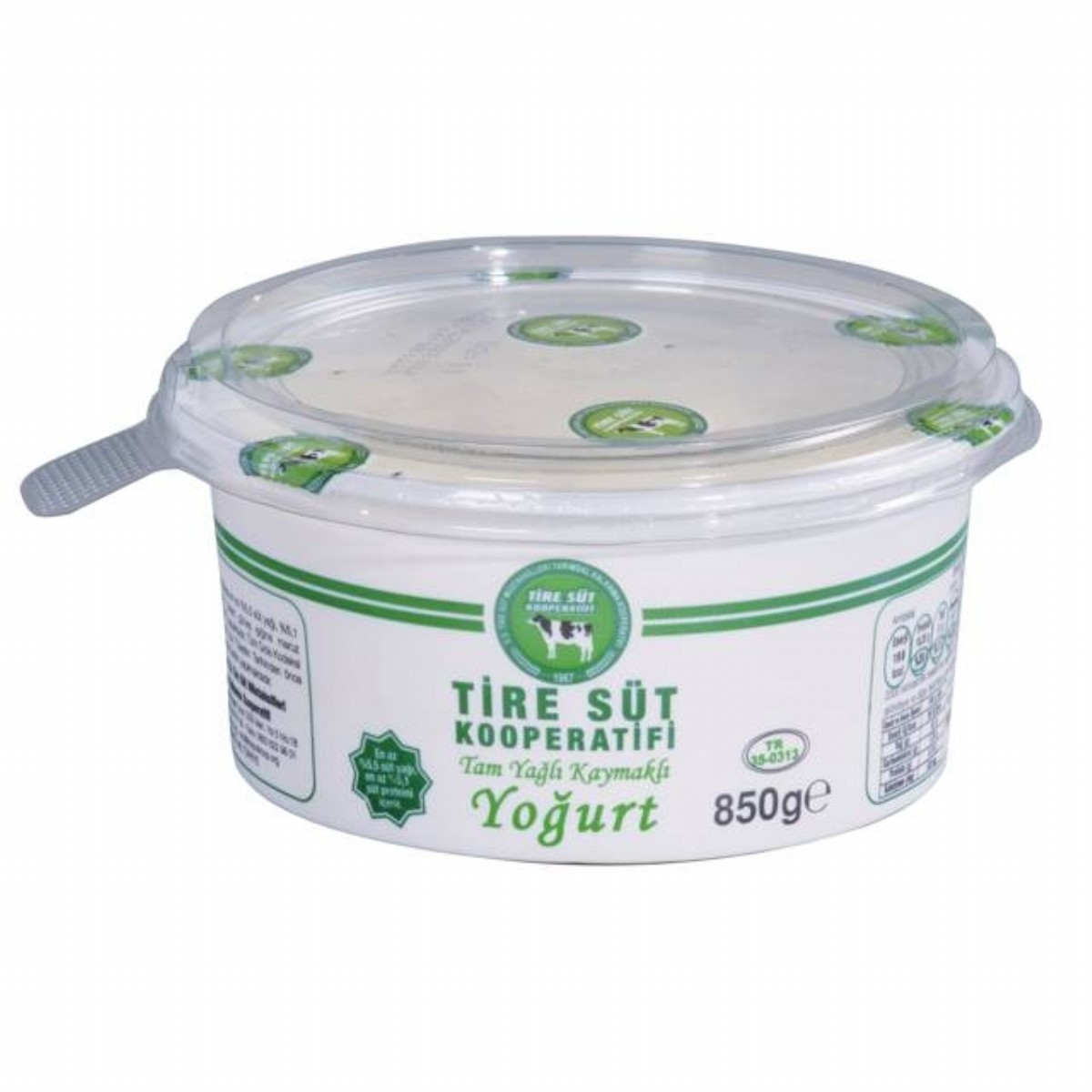 Tire Süt Kooperatifi Yoğurt Kaymaklı 850 Gr