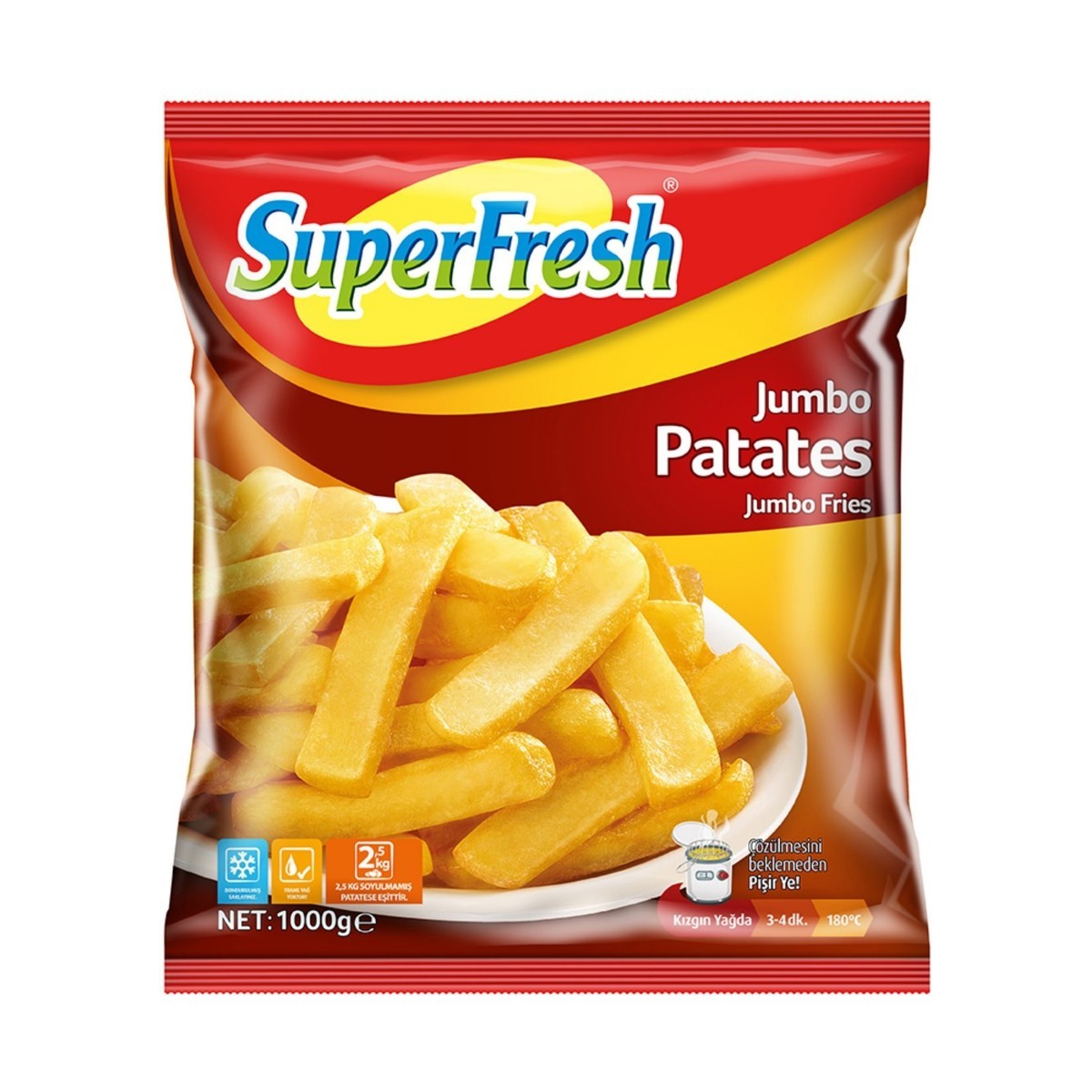 Superfresh Jumbo Patates 1000 Gr