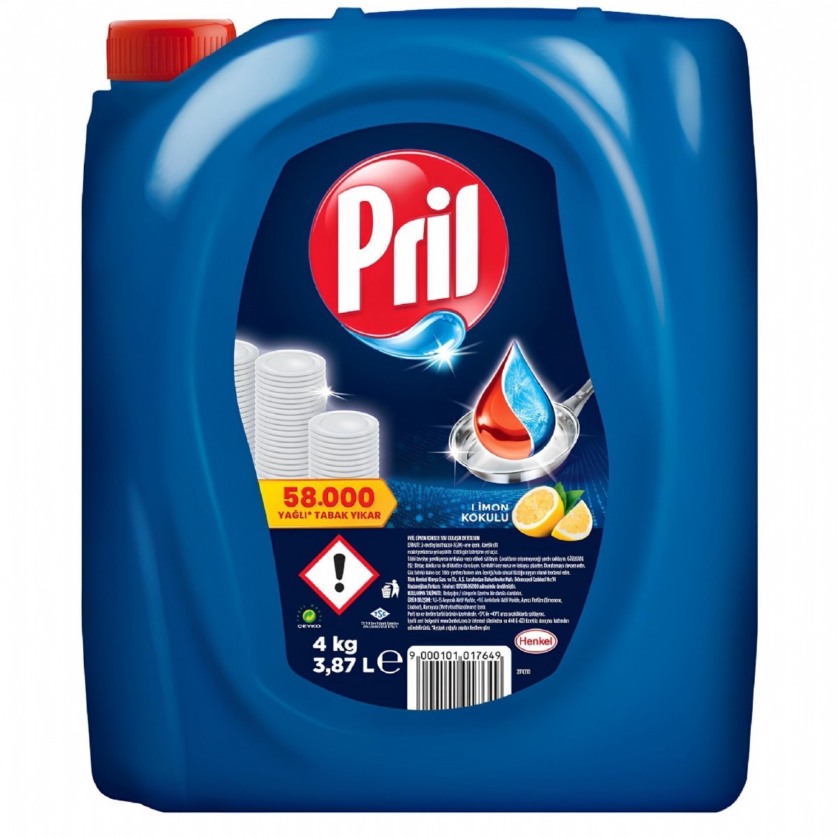 Pril Limon Bulaşık Deterjanı 4 Kg