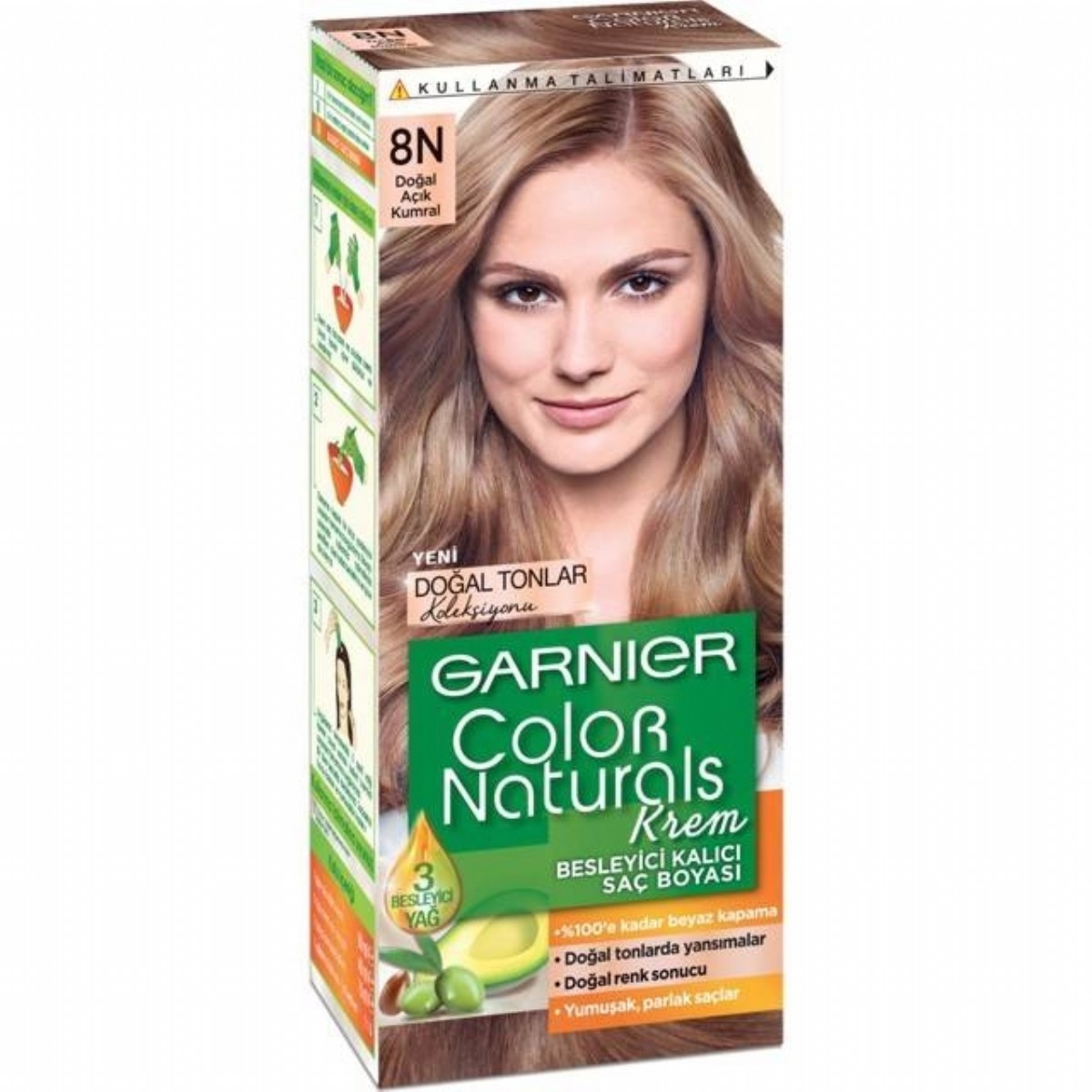Garnıer Color Natural 8.00 Küllü Sarı Saç Boyası