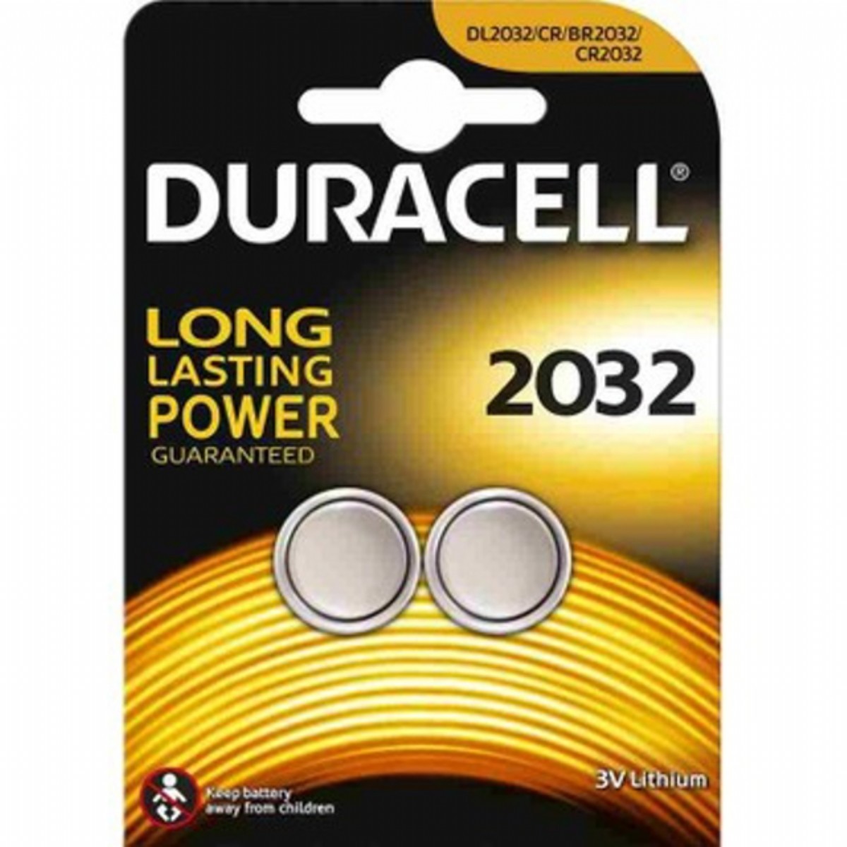 Duracell Düğme Pil 2'li 2032