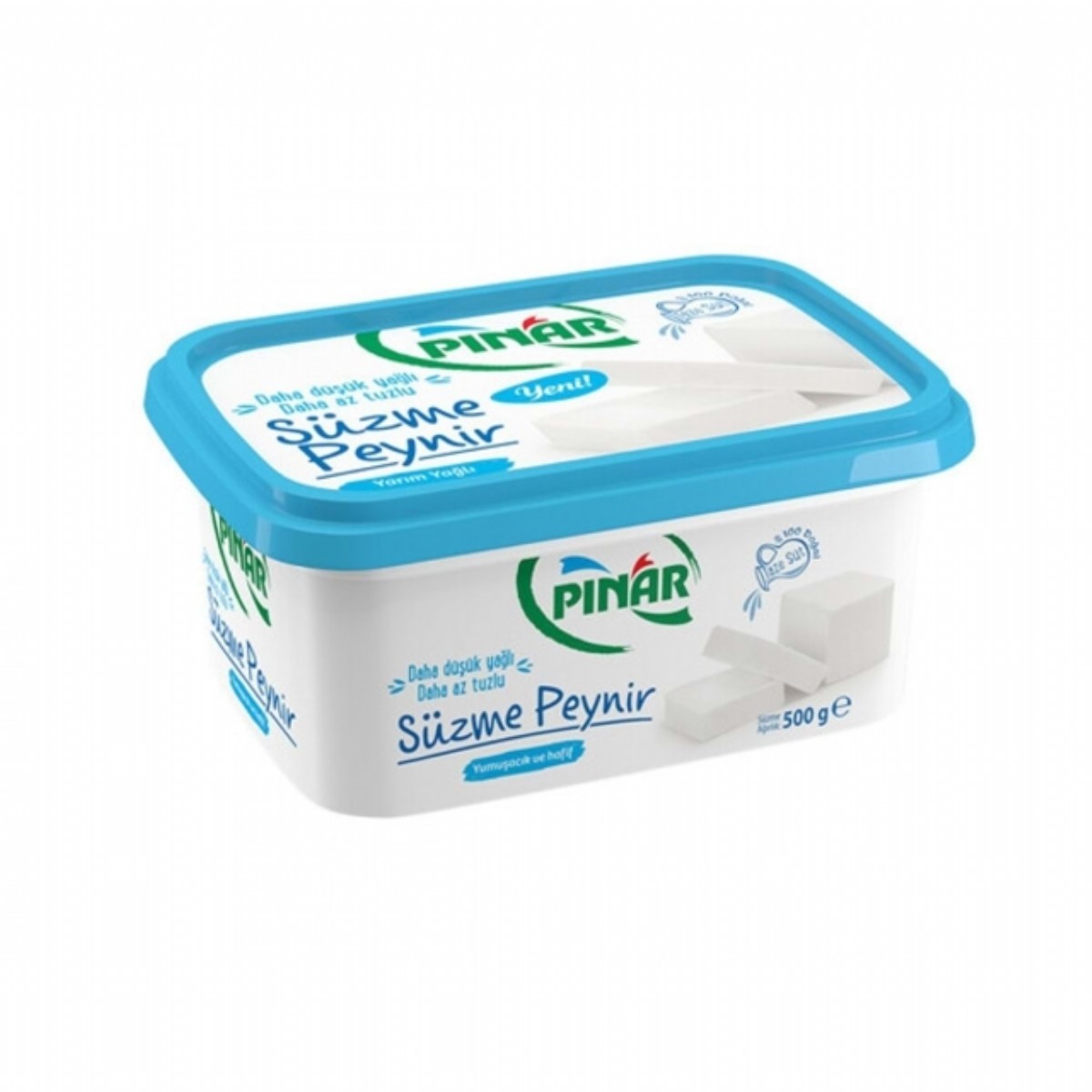 Pınar Süzme Az Yağlı Az Tuzlu Peynir 500 Gr