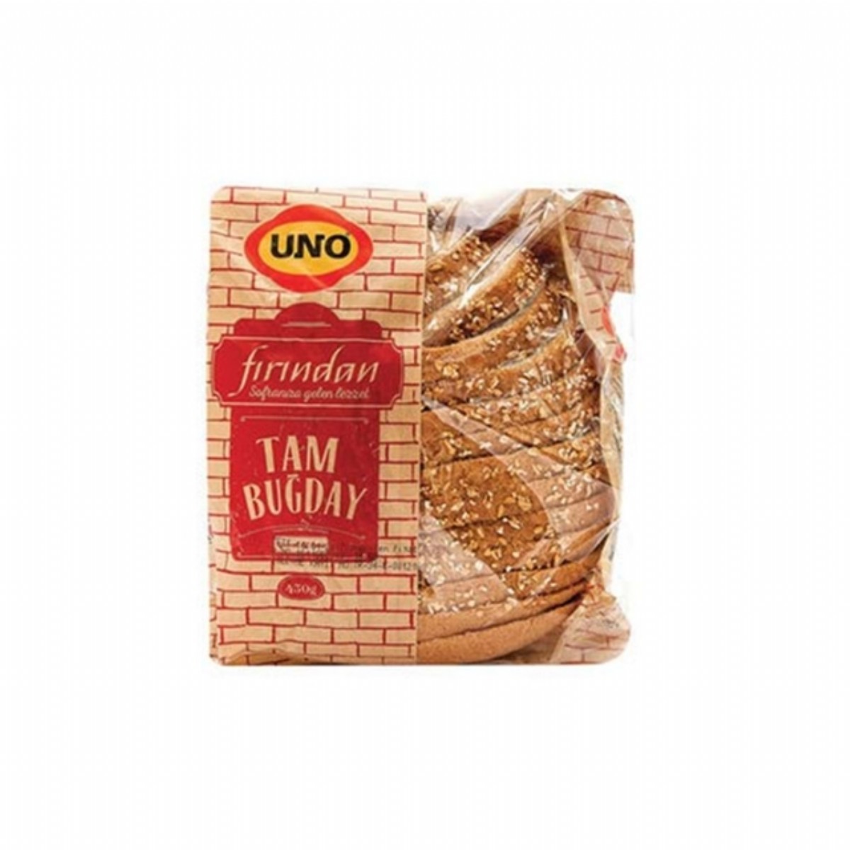 Uno Fırından Tam Buğday Ekmeği 450 Gr