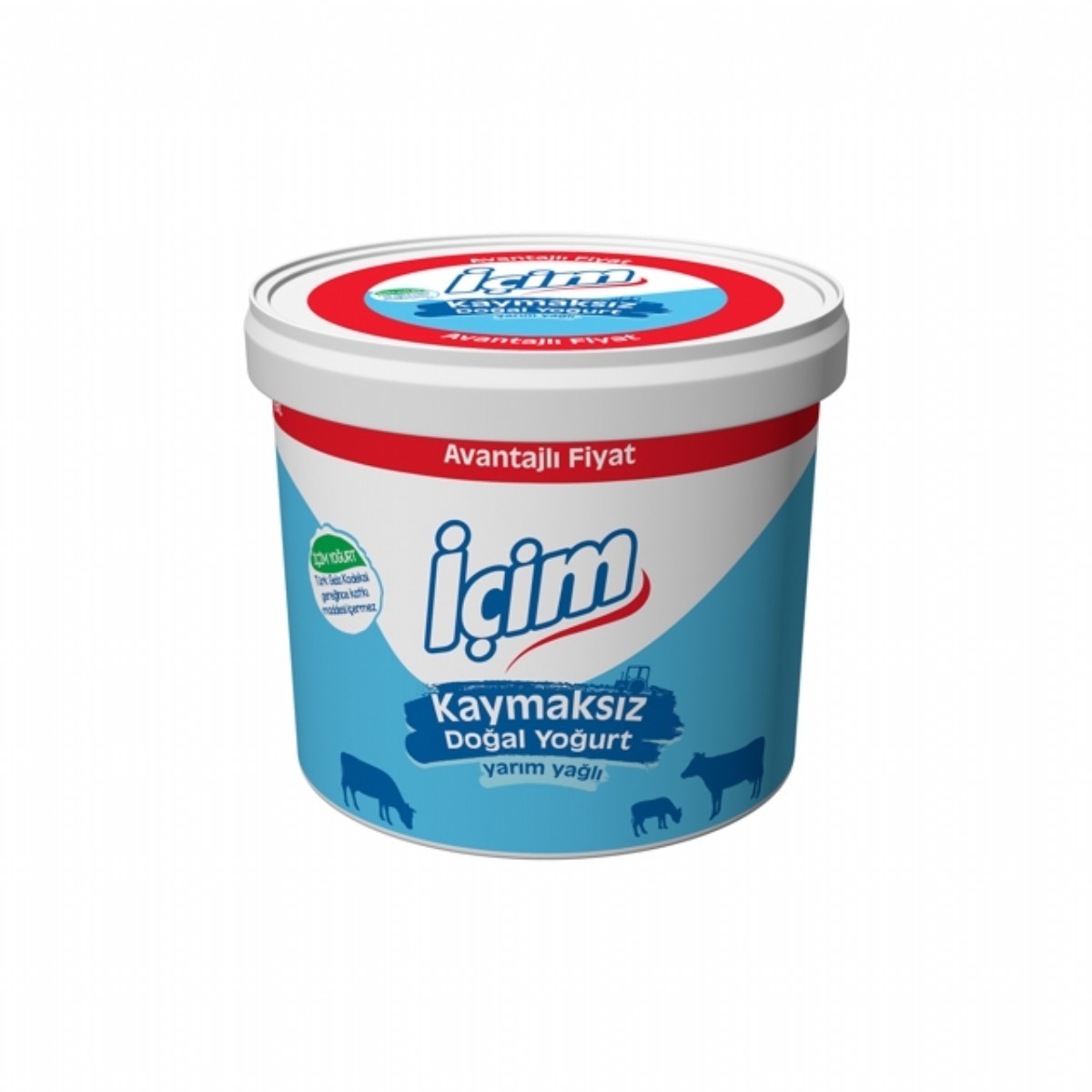 İçim Yarım Yağlı Yoğurt 3 Kg