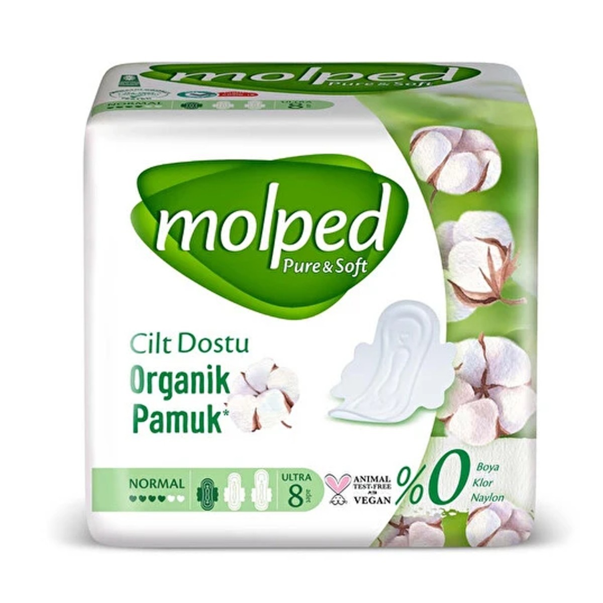 Molped Pure-Soft Normal Tekli 8'li